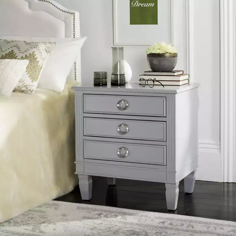 Table de chevet Kira 3 tiroirs - FOX6276 - Safavieh Couture