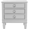 Kira 3 Drawer Nightstand - FOX6276 - Safavieh Couture