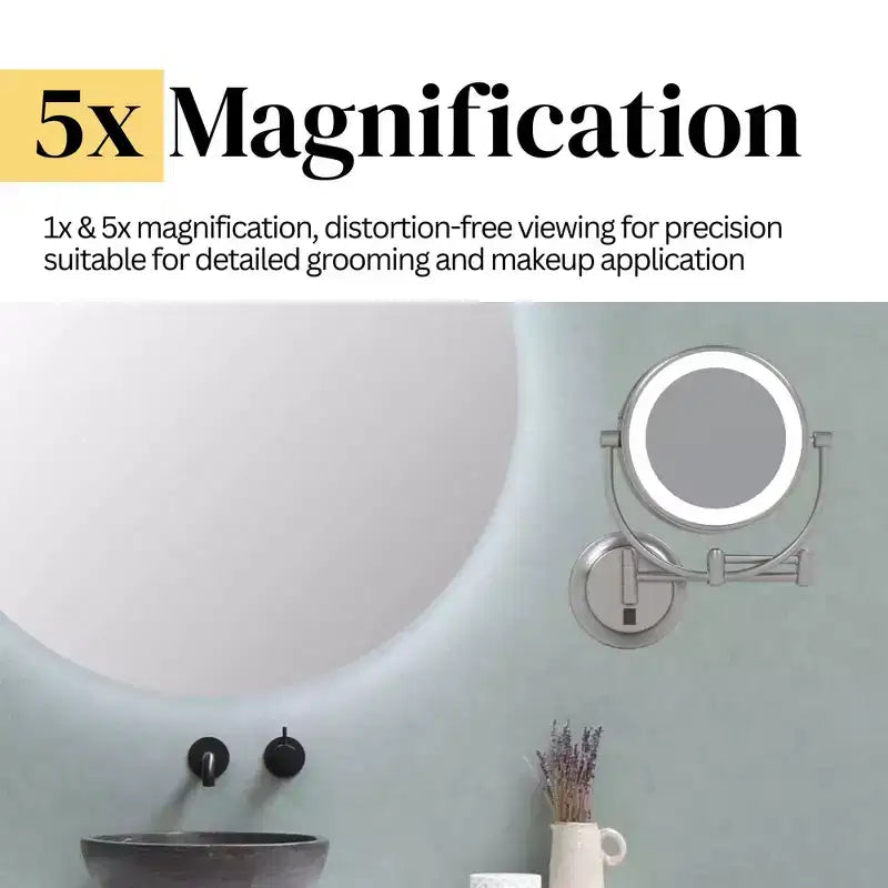 Miroir mural lumineux LED Aptations Kimball & Young Neo Modern