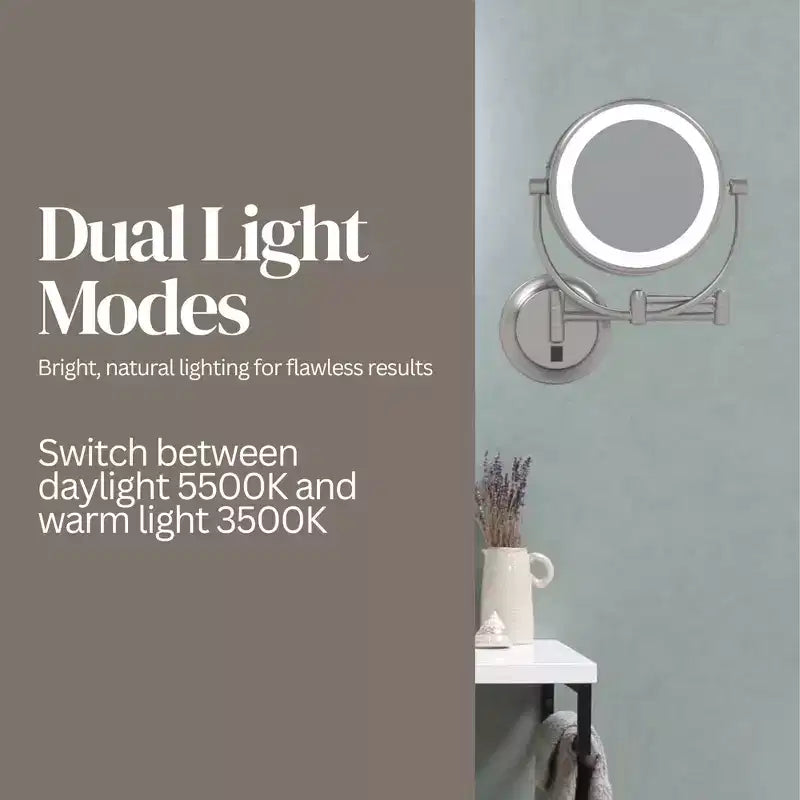 Miroir mural lumineux LED Aptations Kimball & Young Neo Modern
