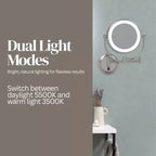 Miroir mural lumineux LED Aptations Kimball & Young Neo Modern