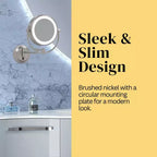 Miroir mural lumineux LED Aptations Kimball & Young Neo Modern