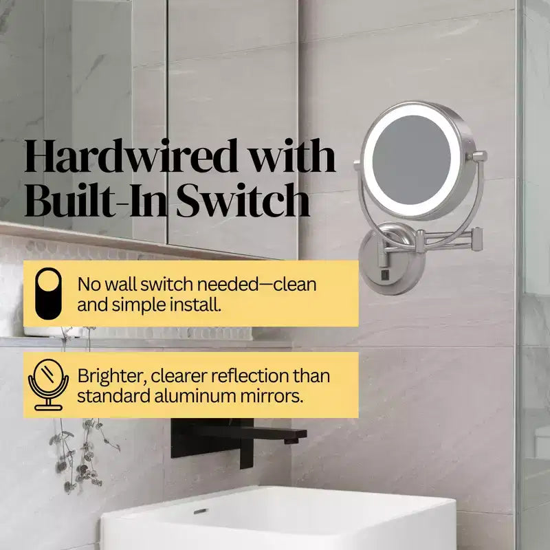 Miroir mural lumineux LED Aptations Kimball & Young Neo Modern