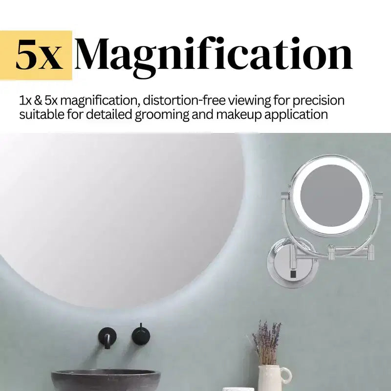 Miroir mural lumineux LED Aptations Kimball & Young Neo Modern