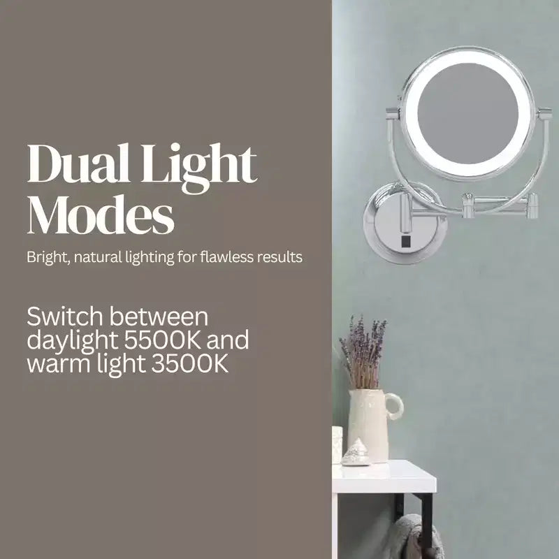 Miroir mural lumineux LED Aptations Kimball & Young Neo Modern