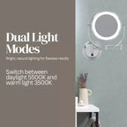 Miroir mural lumineux LED Aptations Kimball & Young Neo Modern