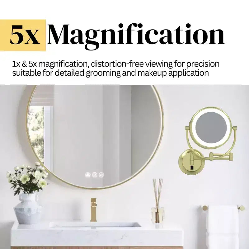 Miroir mural lumineux LED Aptations Kimball & Young Neo Modern