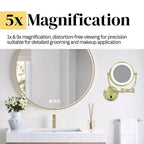 Miroir mural lumineux LED Aptations Kimball & Young Neo Modern