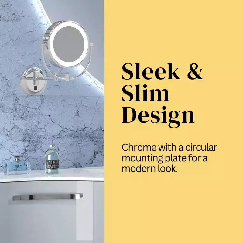 Miroir mural lumineux LED Aptations Kimball & Young Neo Modern