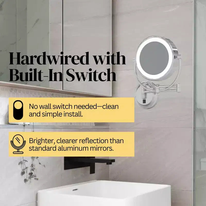 Miroir mural lumineux LED Aptations Kimball & Young Neo Modern