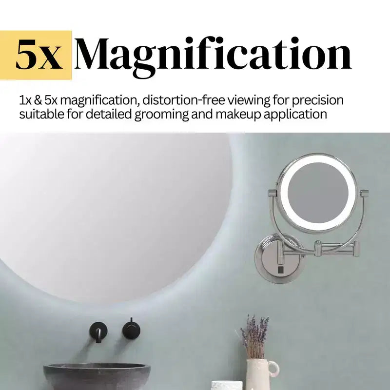 Miroir mural lumineux LED Aptations Kimball & Young Neo Modern
