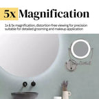 Miroir mural lumineux LED Aptations Kimball & Young Neo Modern