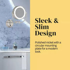 Miroir mural lumineux LED Aptations Kimball & Young Neo Modern