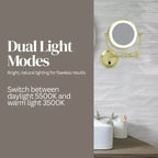 Miroir mural lumineux LED Aptations Kimball & Young Neo Modern