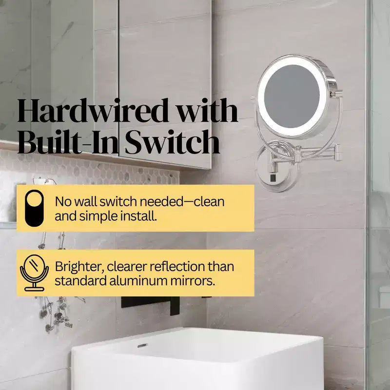 Miroir mural lumineux LED Aptations Kimball & Young Neo Modern