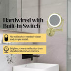 Miroir mural lumineux LED Aptations Kimball & Young Neo Modern