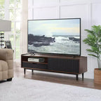 Meuble TV nervuré moderne Duane pour téléviseurs jusqu'à 55 pouces - Manhattan Comfort