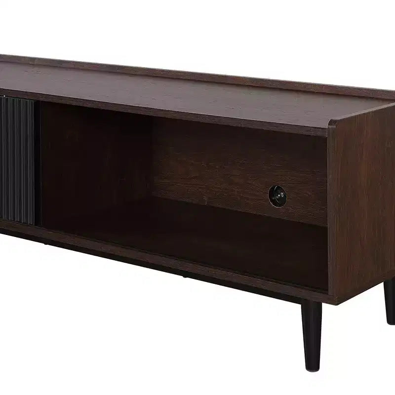 Meuble TV nervuré moderne Duane pour téléviseurs jusqu'à 55 pouces - Manhattan Comfort